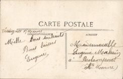 Mujer de la fantasía de la POSTAL de la VENDIMIA