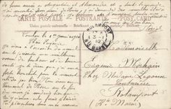 VINTAGE POSTCARD Fantasy Man