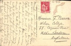 VINTAGE POSTCARD Island De Noirmoutier Entered of the Castle