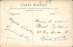 La POSTAL Versalles Trianon grande Chambre de la VENDIMIA tiene que dormir de Napoleon 1r