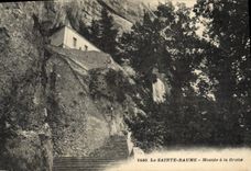 CPA La Sainte Baume Montee A La Grotte