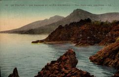 CPA Le Trayas Les Rochers Et Le Pic D'Aurelle