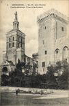 ND de Avignon de la POSTAL de la VENDIMIA de los niños de Campane de la catedral y del viaje de Doms