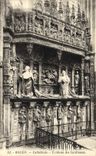 VINTAGE POSTCARD Rouen Cathedral Tomb Of the Cardinals
