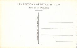 VINTAGE POSTCARD Paris the Pantheon the Monument Of National Convention By Sicard