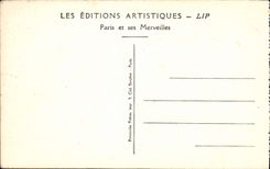 VINTAGE POSTCARD Paris the Pantheon By Soufflot