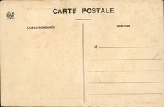 El arco del d de la casa o de Jeanne de Domremy de la POSTAL de la VENDIMIA nació el 12 de enero de 1412