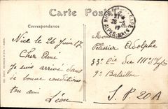 VINTAGE POSTCARD Nice the Municipal Casino And the Cave Of the Public garden