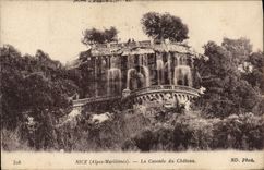 VINTAGE POSTCARD Nice the Cascade Of the Castle