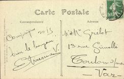 Paladar de la POSTAL de la VENDIMIA del sitio de Compiegne de ser dormido de Marie Antonieta