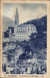 VINTAGE POSTCARD Heavy the Cave And the Basilica