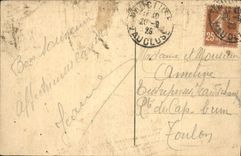 Fuente de la POSTAL de la VENDIMIA de Vaucluse el hoyo en tiempos del Cig