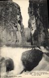 CPA L'Auvergne Pittoresque Le Pas De La Cere Le pont de bois 
