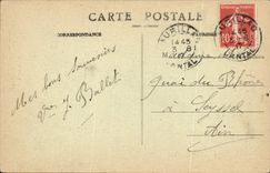 VINTAGE POSTCARD Picturesque Auvergne the Step Of Cere the wood bridge