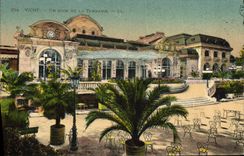 VINTAGE POSTCARD Vichy a Corner Of the Terrace