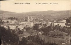 VINTAGE POSTCARD Louvesc View