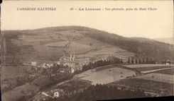 VINTAGE POSTCARD Louvesc View Taken Of the Chaix Mount