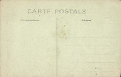 VENDIMIA POSTAL St Quentin iglesia Militaria abril de 1919 interior visto San Martín