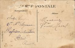 Catarata de Ollioules de la POSTAL de la VENDIMIA la roca Taillee la catarata