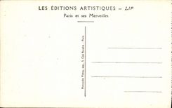 POSTAL París de la VENDIMIA el panteón el Transept y el I Abside