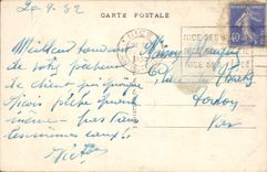 POSTAL de la VENDIMIA Niza la noche