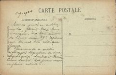 POSTAL Versalles de la VENDIMIA el parque ido de Marmousets