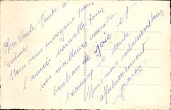 VINTAGE POSTCARD Fantaisie Happy New Year Horseshoe