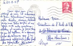 CPM Paris Notre Dame Peniches Sur La Seine