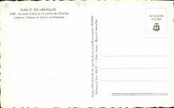 MODERN CARD Paris And its Wonders the Bridge of Iena and the palate of Chaillot