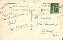 CPA La Route du col d'Aspin