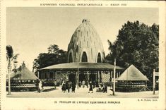 CPA Exposition Colonale Internationale Paris 1931 Pavillon de l'Afrique Equatoriale Francaise