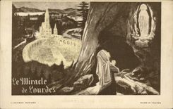 CPA Miracle de Lourdes