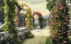 CPA La Cote D'Azur Jardin Fleuri
