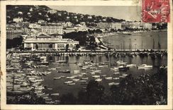 VINTAGE POSTCARD Cannes Overall picture catch of the Mount Knight