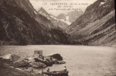 CPA Cauterets Le lac de Gaube et le Vignemale