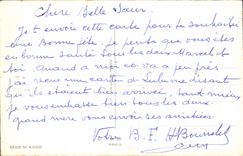 VINTAGE POSTCARD Good Festival Flowers