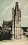 POSTAL Compiegne de la VENDIMIA la iglesia Jarques santo