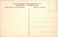 VINTAGE POSTCARD Cannes Sunset on Esterel Boat