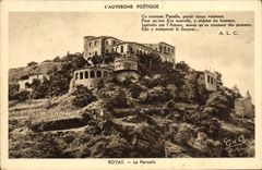 VINTAGE POSTCARD Poetic Auvergne Royat the paradise
