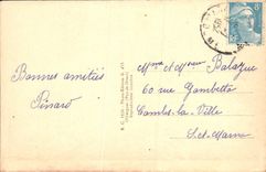 VINTAGE POSTCARD Poetic Auvergne Royat the paradise