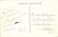 VINTAGE POSTCARD Hendaye the International Bridge of lrun has Hendaye