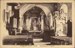 CPA Jumeauville Interieur de l'Eglise