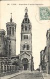VINTAGE POSTCARD Lyon Fourvieres the Old Sanctuary