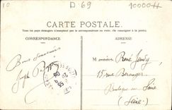 VINTAGE POSTCARD Lyon Fourvieres the Old Sanctuary