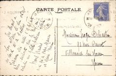 VINTAGE POSTCARD Bourboule the Water Jet