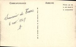 VINTAGE POSTCARD Tours Law courts and the Town hall