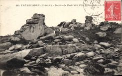 CPA Trebeurden Rochers du Castel et le Pere Trebeurden