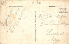 CPA Barques de Pache par gros Temps