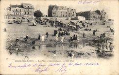 CPA Mers Les Bains La Plage A Marie Haute