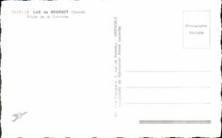 MODERN CARD Lake Of Le Bourget Road of the cornice